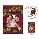 Tartan Garland Christmas Playing Cards - Playing Cards Single Design (Rectangle)