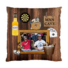 Man Cave Cushion Case (1 Sided) - Standard Cushion Case (One Side)