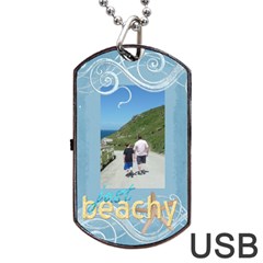 Just Beachy Sunny Days Data Dog Tag