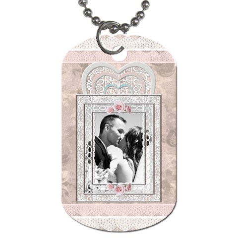 Pretty Lace Dog Tag (2 Sides) By Lil Back
