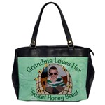 Grandma Loves Her Sweet Honey Bees One Sided - Oversize Office Handbag