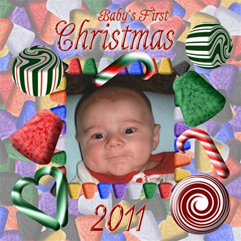 Baby s First Christmas 2011 12x12 By Chere s Creations 12 x12  Scrapbook Page - 1