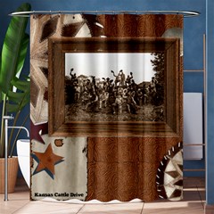 CattleDrive Shower Curtain - Shower Curtain 60  x 72  (Medium)