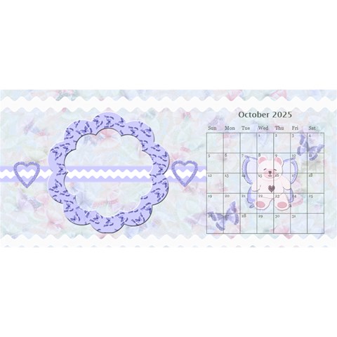 2025 Flutter Bear Desk Top Calendar By Claire Mcallen Oct 2025