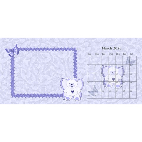 2025 Flutter Bear Desk Top Calendar By Claire Mcallen Mar 2025