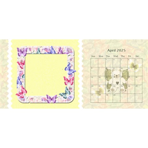 2025 Flutter Bear Desk Top Calendar By Claire Mcallen Apr 2025