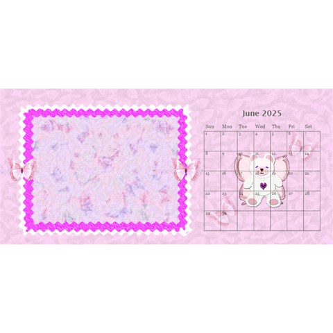 2025 Flutter Bear Desk Top Calendar By Claire Mcallen Jun 2025