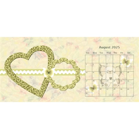 2025 Flutter Bear Desk Top Calendar By Claire Mcallen Aug 2025