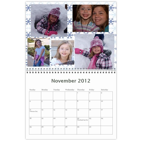 Calendar By Mandy Morford Nov 2012