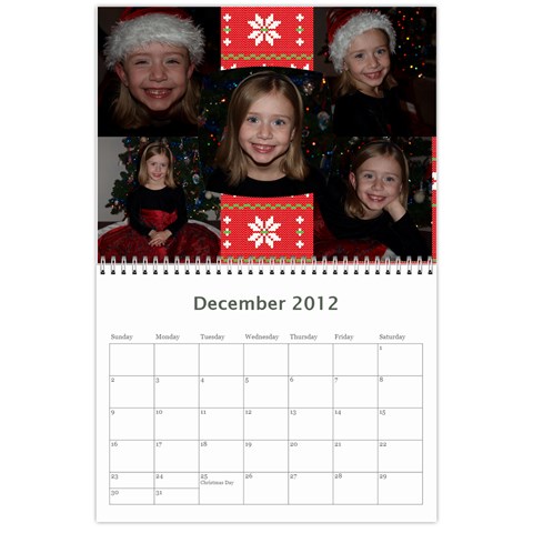 Calendar By Mandy Morford Dec 2012