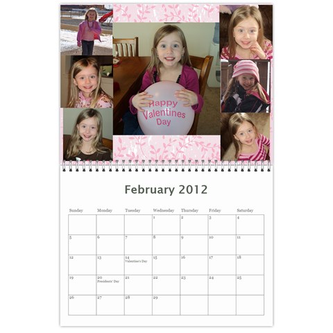 Calendar By Mandy Morford Feb 2012