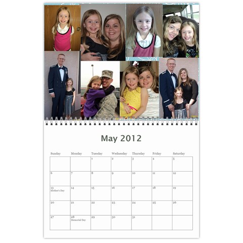 Calendar By Mandy Morford May 2012
