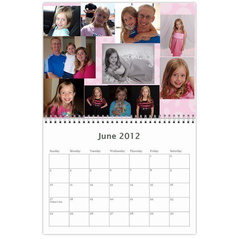 Calendar By Mandy Morford Jun 2012