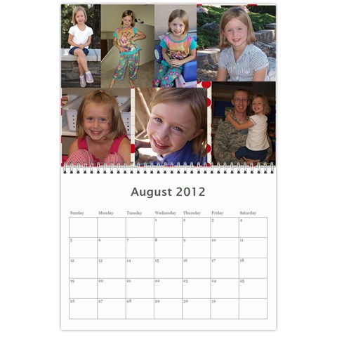 Calendar By Mandy Morford Aug 2012