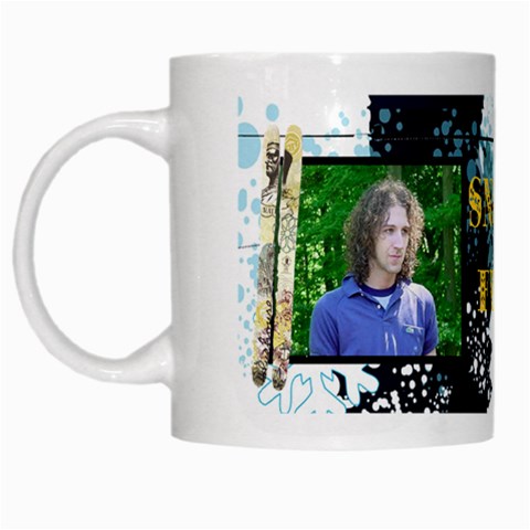 Skiing Mug By Kim Blair Left