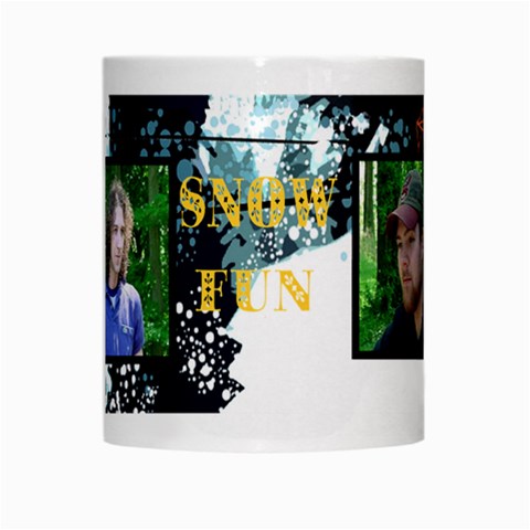 Skiing Mug By Kim Blair Center