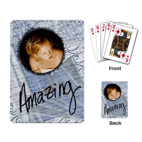 Amazing Playing Cards By Charity Back