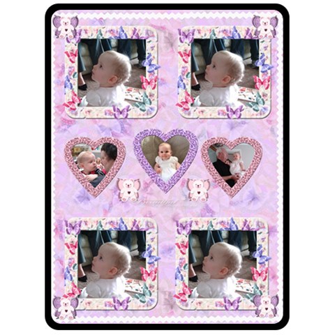 Flutter Bear Blankie By Claire Mcallen 80 x60  Blanket Front