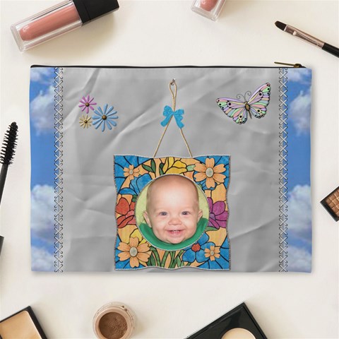 Remembering Summer Xl Cosmetic Bag By Lil Back