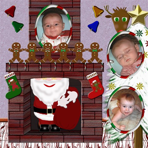 Christmas 2011 Scrapbook Pages 8x8 By Chere s Creations 8 x8  Scrapbook Page - 5
