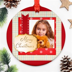 christmas - Round Ornament (Two Sides) christmas - Round Ornament (Two Sides)