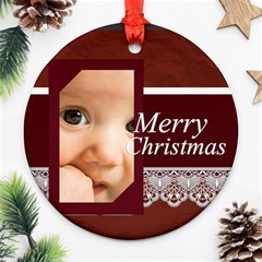 christmas - Round Ornament (Two Sides) christmas - Round Ornament (Two Sides)