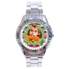 xmas - Stainless Steel Analogue Watch