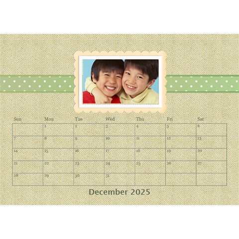 Floral Cathy Desktop Calendar  By Happylemon Dec 2025