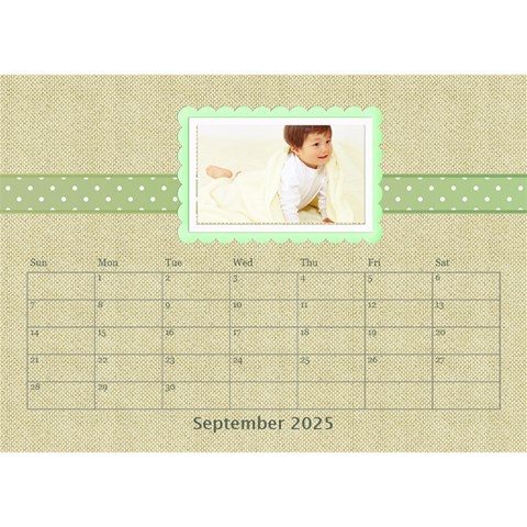 Floral Cathy Desktop Calendar  By Happylemon Sep 2025