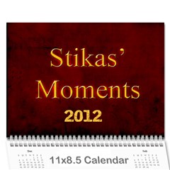 stikas - Wall Calendar 11  x 8.5  (12-Months)