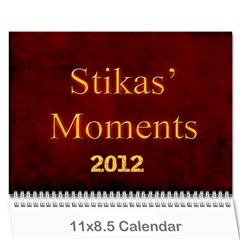 stikas - Wall Calendar 11  x 8.5  (12-Months)