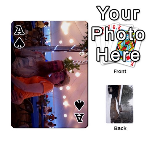 Ace Cards By Jon Front - SpadeA