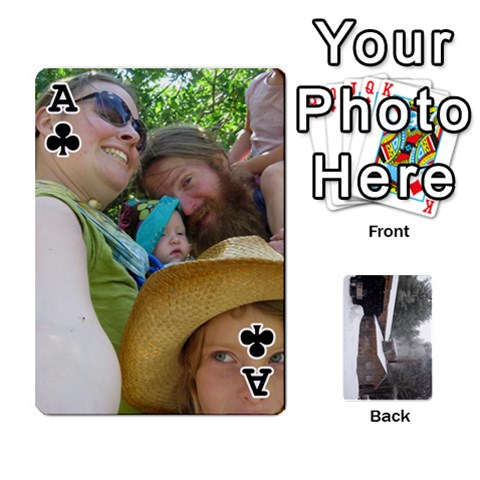 Ace Cards By Jon Front - ClubA