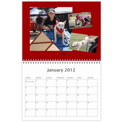Cuby K9 Calandar 2012 By Amanda Jan 2012