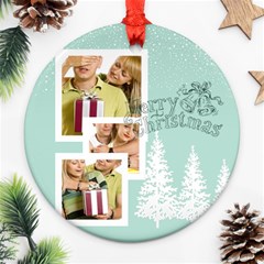 xmas - Round Ornament (Two Sides)