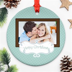 christmas - Round Ornament (Two Sides)