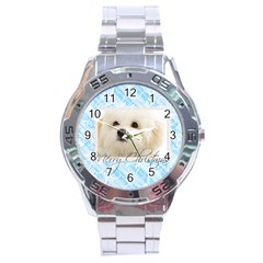 christmas - Stainless Steel Analogue Watch christmas - Stainless Steel Analogue Watch