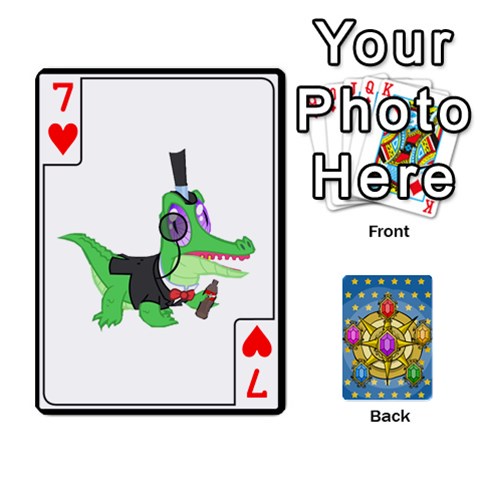 My Little Pony Friendship Is Magic Season 1 Playing Card Deck By K Kaze Front - Heart7