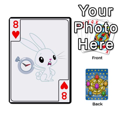 My Little Pony Friendship Is Magic Season 1 Playing Card Deck By K Kaze Front - Heart8
