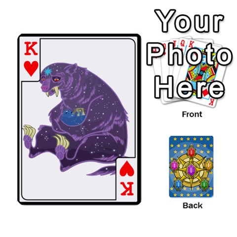 King My Little Pony Friendship Is Magic Season 1 Playing Card Deck By K Kaze Front - HeartK
