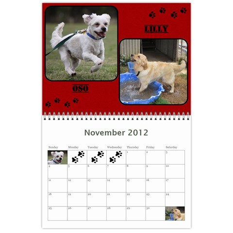 Jenni s Calendar 2012 By Jenni Borg Nov 2012