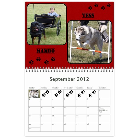 Jenni s Calendar 2012 By Jenni Borg Sep 2012