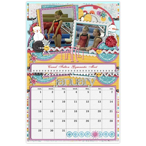 Marli s Calender 2b By Linda Ward Jan 2012