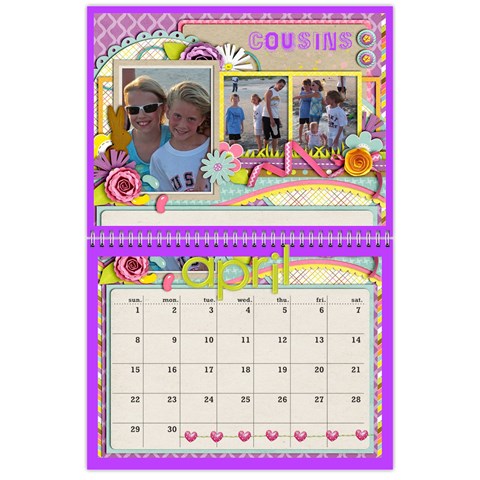 Marli s Calender 2b By Linda Ward Apr 2012