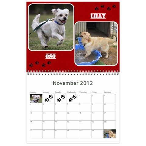 Jenni s Calendar 2012 2nd Option By Jenni Borg Nov 2012