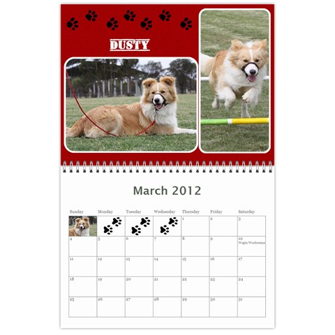Jenni s Calendar 2012 2nd Option By Jenni Borg Mar 2012