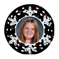 filigree snowflake ornament - Ornament (Round Filigree)