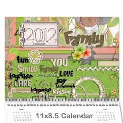 Parents Calendar - Wall Calendar 11  x 8.5  (12-Months)