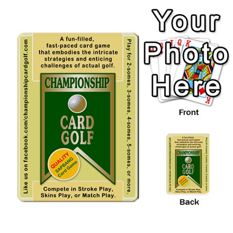 Championship Card Golf Deck (final Version 12 Front 1
