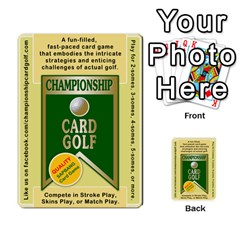 CHAMPIONSHIP CARD GOLF DECK (Final Version 12-20-2012) - Multi-purpose Cards (Rectangle)